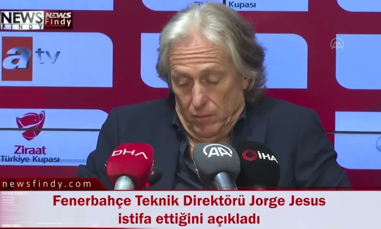 Fenerbahçe-Trainer Jorge Jesus gibt seinen Rücktritt bekannt Fenerbahçe-Trainer Jorge Jesus gibt seinen Rücktritt bekannt