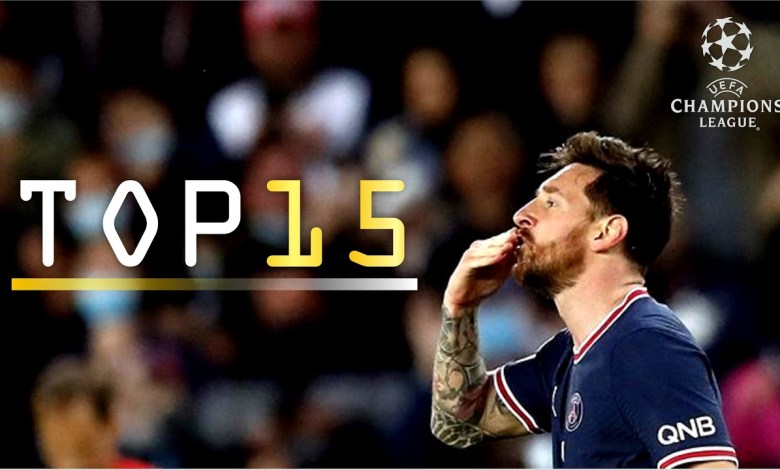 Die 15 besten Tore der Gruppenphase der UEFA Champions League 2021/2022 Die 15 besten Tore der Gruppenphase der UEFA Champions League 2021/2022