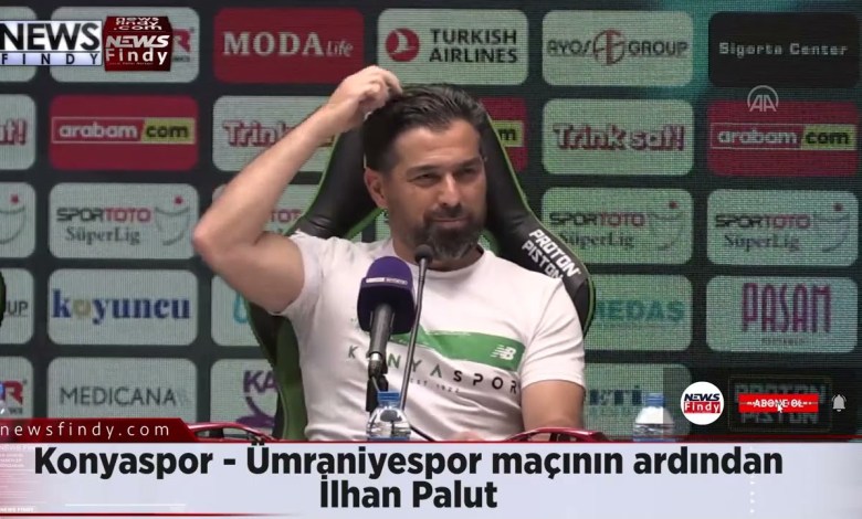 Nach dem Spiel Konyaspor – Ümraniyespor – İlhan Palut Nach dem Spiel Konyaspor – Ümraniyespor – İlhan Palut