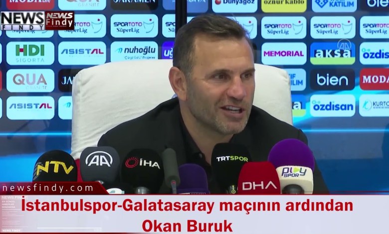 Okan Buruk nach dem Spiel gegen Istanbulspor Galatasaray Okan Buruk nach dem Spiel gegen Istanbulspor Galatasaray