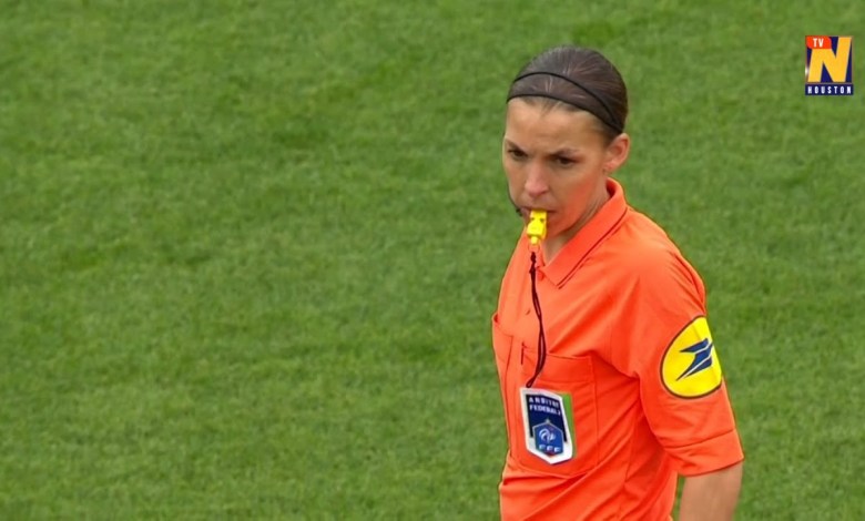 First female referee to officiate men’s Champions League game First female referee to officiate men’s Champions League game