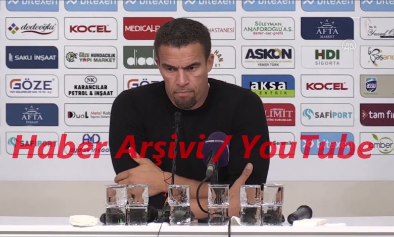 Spor Toto Süper Lig Woche 9: Pressekonferenz von Valerian İsmael Spor Toto Süper Lig Woche 9: Pressekonferenz von Valerian İsmael