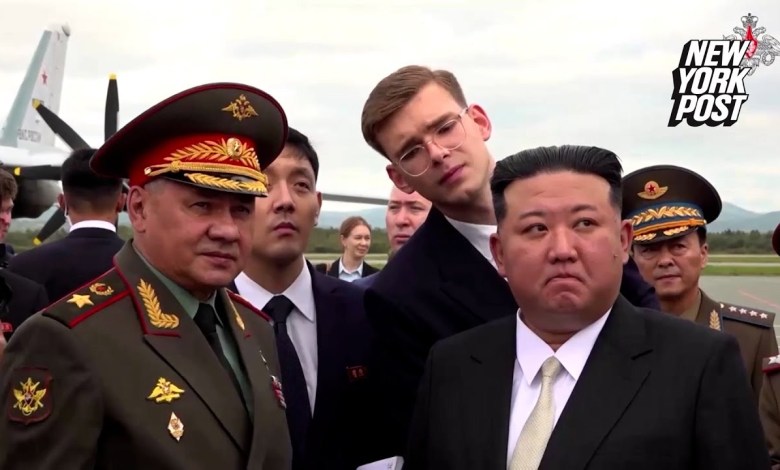 Kim Jong Un besichtigt Putins Kriegsarsenal und schürt Besorgnis über ein aufkeimendes Bündnis Kim Jong Un besichtigt Putins Kriegsarsenal und schürt Besorgnis über ein aufkeimendes Bündnis