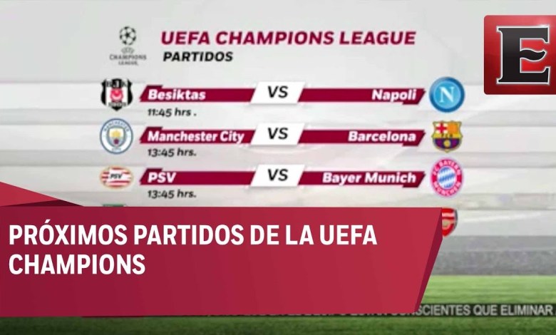 Próximos partidos UEFA Champions League Próximos partidos UEFA Champions League