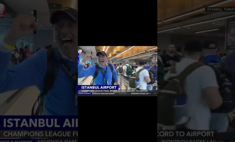 Das Champions-League-Finale beschert dem Flughafen Istanbul einen Weltrekord im Luftverkehr Das Champions-League-Finale beschert dem Flughafen Istanbul einen Weltrekord im Luftverkehr