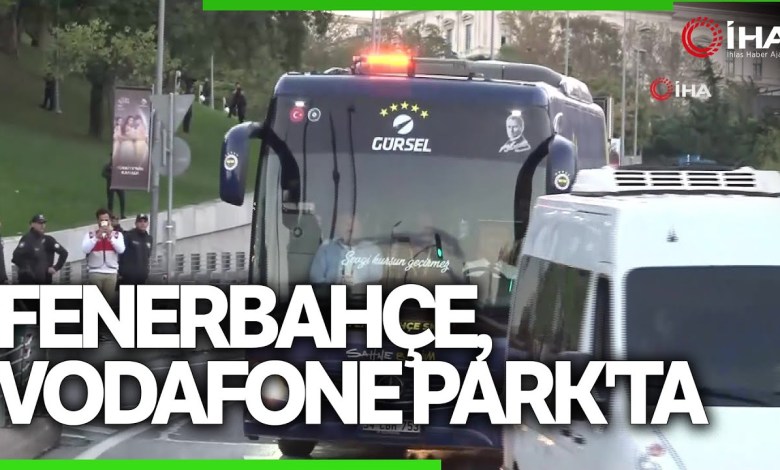 Fenerbahçe kam zum Derby-Spiel in den Vodafone Park Fenerbahçe kam zum Derby-Spiel in den Vodafone Park