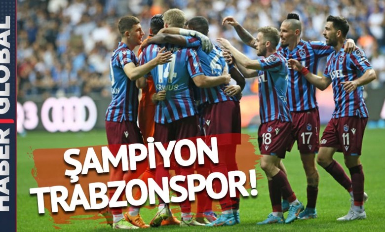 Trabzonspor Champion in Super League! Trabzonspor Champion in Super League!