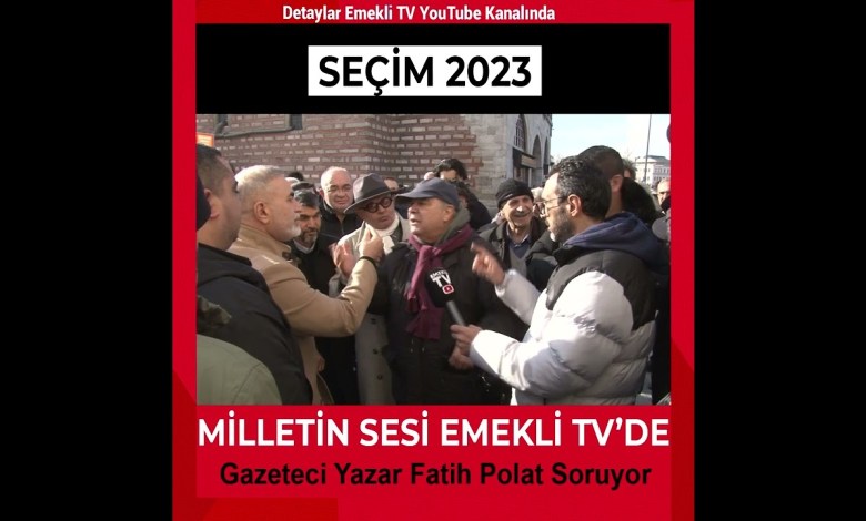 Δημοσκόπηση Εκλογών 2023: Τελευταία Νέα από Ερωτήσεις στους Δρόμους από το Δημοσιογράφο Συγγραφέα Φατίχ Πολάτ Δημοσκόπηση Εκλογών 2023: Τελευταία Νέα από Ερωτήσεις στους Δρόμους από το Δημοσιογράφο Συγγραφέα Φατίχ Πολάτ