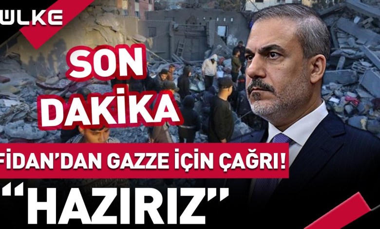 Κλήση του Υπουργού Εξωτερικών Χακάν Φιντάν για Γάζα: “Είμαστε έτοιμοι!” Κλήση του Υπουργού Εξωτερικών Χακάν Φιντάν για Γάζα: “Είμαστε έτοιμοι!”