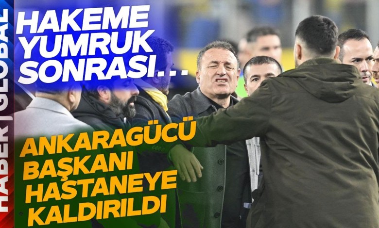 Ο πρόεδρος της Άγκαντάγκιουτσου νοσηλεύτηκε μετά από την επίθεση του Hakem Halil Umut Meler Ο πρόεδρος της Άγκαντάγκιουτσου νοσηλεύτηκε μετά από την επίθεση του Hakem Halil Umut Meler