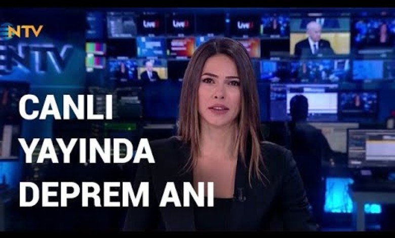 “@NTV Ζωντανή μετάδοση της στιγμής του σεισμού” “@NTV Ζωντανή μετάδοση της στιγμής του σεισμού”