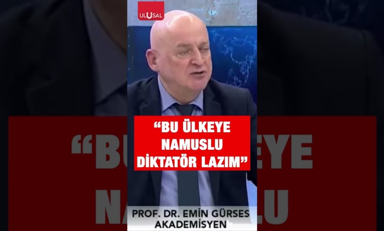 Καθηγητής Δρ. Εμίν Γκιρσές: “Χρειάζεται ένας τίμιος δικτάτορας σε αυτήν τη χώρα” #σύντομα #ανακαλύψτε Καθηγητής Δρ. Εμίν Γκιρσές: “Χρειάζεται ένας τίμιος δικτάτορας σε αυτήν τη χώρα” #σύντομα #ανακαλύψτε