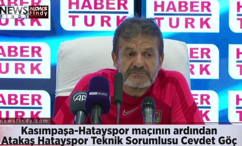 לאחר משחק Kasımpaşa Hatayspor – המנהל הטכני של אטאש האטייספור, Cevdet Göç לאחר משחק Kasımpaşa Hatayspor – המנהל הטכני של אטאש האטייספור, Cevdet Göç
