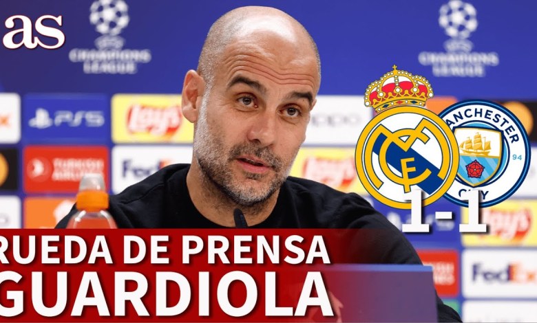 ריאל מדריד 1 – מנצ'סטר סיטי 1 | מסיבת עיתונאים של PEP GUARDIOLA | ליגת האלופות | אֵס ריאל מדריד 1 – מנצ'סטר סיטי 1 | מסיבת עיתונאים של PEP GUARDIOLA | ליגת האלופות | אֵס