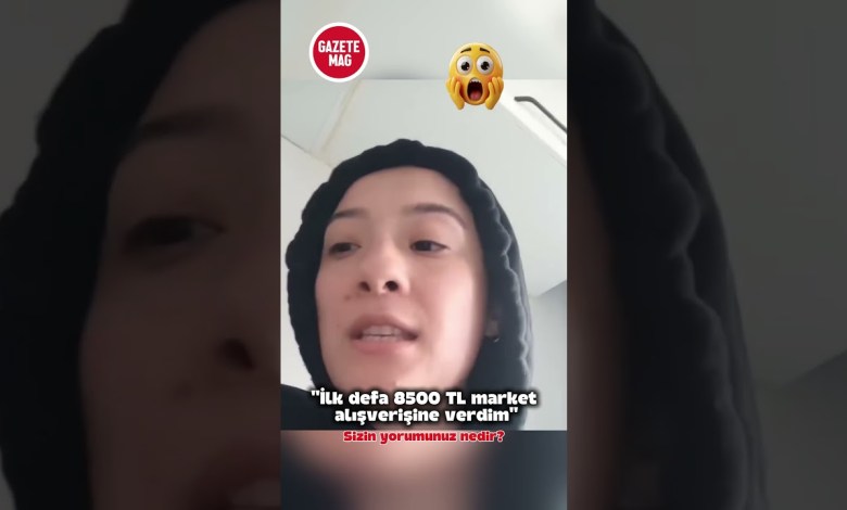 Market alışverişi 8500 TL tutan vatandaş böyle tepki gösterdi #haber #gündem #ekonomi #para Market alışverişi 8500 TL tutan vatandaş böyle tepki gösterdi #haber #gündem #ekonomi #para