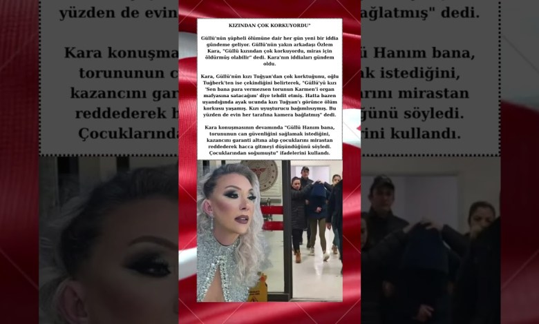 “Güllü’nün Şüpheli Ölümü ‘Kızından Çok Korkuyordu’ İddiası Gündemi Sarstı!” “Güllü’nün Şüpheli Ölümü ‘Kızından Çok Korkuyordu’ İddiası Gündemi Sarstı!”