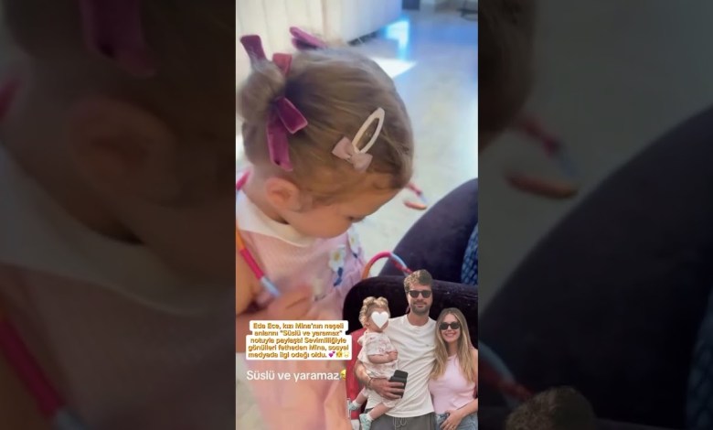 Eda Ece, Kızı Mina’nın Neşeli Anlarını “Süslü ve Yaramaz” Notuyla Paylaştı #edaece #magazin #shorts Eda Ece, Kızı Mina’nın Neşeli Anlarını “Süslü ve Yaramaz” Notuyla Paylaştı #edaece #magazin #shorts