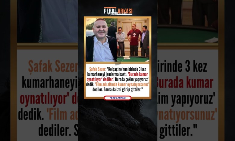 Şafak Sezer’den Yıllar Sonra Gelen İtiraf: “Kumar Oynatıyorsunuz Dediler” Şafak Sezer’den Yıllar Sonra Gelen İtiraf: “Kumar Oynatıyorsunuz Dediler”