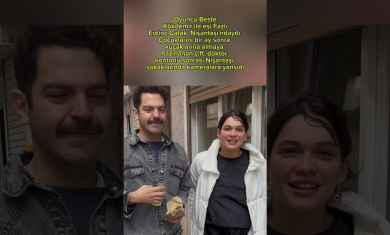 Oyuncu Beste Kökdemir İle Eşi Fazlı Erdinç Çatak, Nişantaşı’ndaydı #magazin #dizi Oyuncu Beste Kökdemir İle Eşi Fazlı Erdinç Çatak, Nişantaşı’ndaydı #magazin #dizi