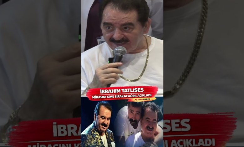Ünlü sanatçı İbrahim Tatlıses, mirasını nereye bağışlayacağını açıkladı! #shorts Ünlü sanatçı İbrahim Tatlıses, mirasını nereye bağışlayacağını açıkladı! #shorts