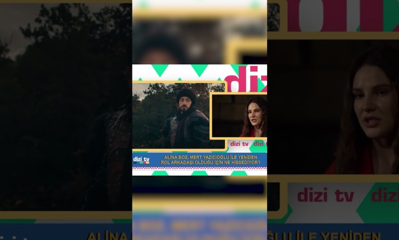 Alina Boz, Mert Yazıcıoğlu ile rol arkadaşlığı hakkında konuştu: Yeniden bir aradayız! Alina Boz, Mert Yazıcıoğlu ile rol arkadaşlığı hakkında konuştu: Yeniden bir aradayız!