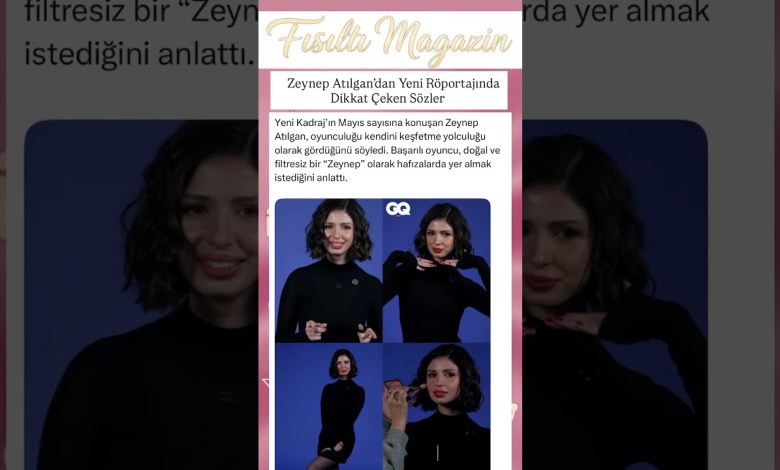 ZEYNEP ATILGAN’IN YENİ RÖPORTAJ KARELERİ SOSYAL MEDYADA BÜYÜK İLGİ GÖRDÜ ZEYNEP ATILGAN’IN YENİ RÖPORTAJ KARELERİ SOSYAL MEDYADA BÜYÜK İLGİ GÖRDÜ