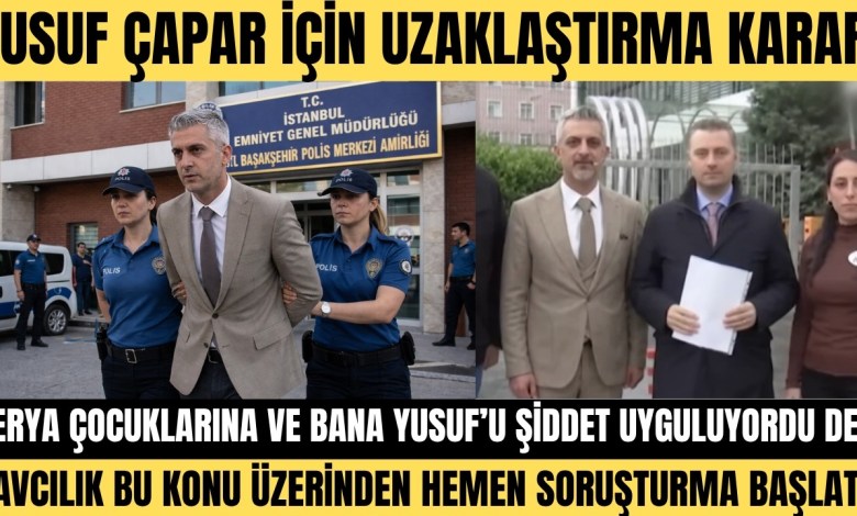 ESRA EROL’DA DERYA YUSUF ÇAPAR İÇİN UZAKLAŞTIRMA KARARI ALDIRDI ÇOCUKLARI VE KENDİSİNİ ŞİDDETE MARUZ ESRA EROL’DA DERYA YUSUF ÇAPAR İÇİN UZAKLAŞTIRMA KARARI ALDIRDI ÇOCUKLARI VE KENDİSİNİ ŞİDDETE MARUZ