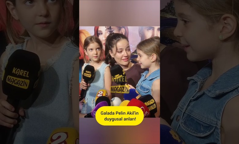 Galada Pelin Akil’in duygusal anları! Galada Pelin Akil’in duygusal anları!