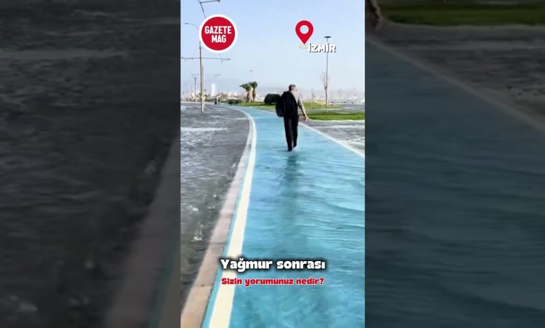 Şiddetli yağış sonrası İzmir böyle görüntülendi #haber #gündem #izmir #gazetemag Şiddetli yağış sonrası İzmir böyle görüntülendi #haber #gündem #izmir #gazetemag