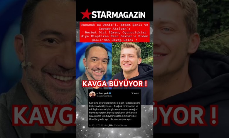 ERDEM ŞANLI KENDİNE KORKUNÇ OYUNCULUKLAR DİYEN KAAN SEKBAN’a CEVAP VERDİ ERDEM ŞANLI KENDİNE KORKUNÇ OYUNCULUKLAR DİYEN KAAN SEKBAN’a CEVAP VERDİ
