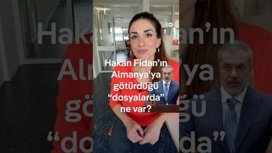 Almanya’ya götürülen dosyalar | Neler konuşuluyor? Almanya’ya götürülen dosyalar | Neler konuşuluyor?