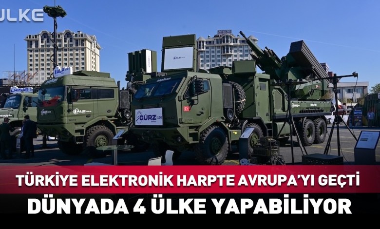 Türkiye Elektronik Harpte Avrupa’yı Geçti! Dünyada 4 Ülke Yapabiliyor #haber Türkiye Elektronik Harpte Avrupa’yı Geçti! Dünyada 4 Ülke Yapabiliyor #haber