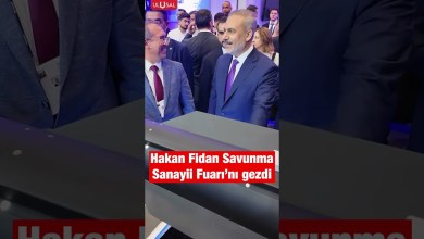 Hakan Fidan 17. Uluslararası Savunma Sanayii Fuarı’nı gezdi #shorts #savunmasanayi #hakanfidan Hakan Fidan 17. Uluslararası Savunma Sanayii Fuarı’nı gezdi #shorts #savunmasanayi #hakanfidan