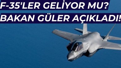 Bakan GÜLER F 35’ler İçin ABD’ye Teklifimizi Yeniledik! Bakan GÜLER F 35’ler İçin ABD’ye Teklifimizi Yeniledik!