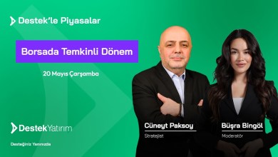 Borsada Temkinli Dönem | Destek Yatırım | Cüneyt Paksoy – Büşra Bingöl | Destek Yatırım Borsada Temkinli Dönem | Destek Yatırım | Cüneyt Paksoy – Büşra Bingöl | Destek Yatırım