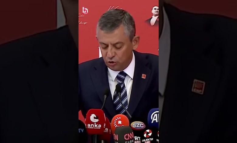 Özgür Özel’den çarpıcı açıklama: “Türkiye’de çok partili siyaset tehdit altında” #shorts Özgür Özel’den çarpıcı açıklama: “Türkiye’de çok partili siyaset tehdit altında” #shorts