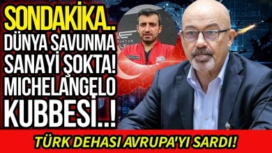 SONDAKİKA TÜRK DEHASI AVRUPA’YI SARDI! DÜNYA SAVUNMA SANAYİ ŞOKTA! MICHELANGELO KUBBESİ! SONDAKİKA TÜRK DEHASI AVRUPA’YI SARDI! DÜNYA SAVUNMA SANAYİ ŞOKTA! MICHELANGELO KUBBESİ!