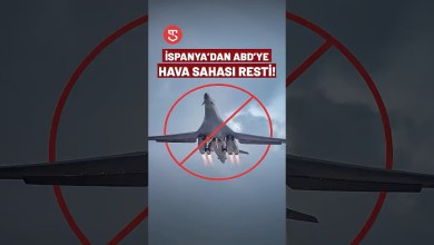 İspanya’dan ABD’ye hava sahası resti! İspanya’dan ABD’ye hava sahası resti!