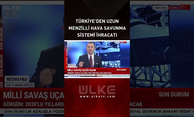 Türkiye’den Uzun Menzilli Hava Savunma Sistemi İhracatı! #haber Türkiye’den Uzun Menzilli Hava Savunma Sistemi İhracatı! #haber