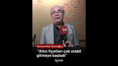 Ekonomist Uzunoğlu; “Altın fiyatları çok stabil gitmeye başladı” Ekonomist Uzunoğlu; “Altın fiyatları çok stabil gitmeye başladı”