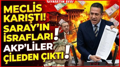 Meclis Karıştı! Ali Mahir Başarır Saray İsraflarını Sıralayınca AKP’liler Çıldırdı! Meclis Karıştı! Ali Mahir Başarır Saray İsraflarını Sıralayınca AKP’liler Çıldırdı!
