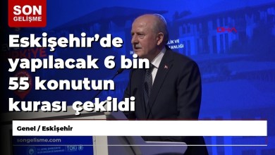 Eskişehir’de yapılacak 6 bin 55 konutun kurası çekildi Eskişehir’de yapılacak 6 bin 55 konutun kurası çekildi