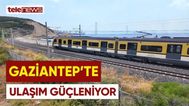 Milli Banliyö Tren Seti Gaziantep’e Teslim Edildi: Yerli Elektrikli Lokomotifle Taşındı | Telenews Milli Banliyö Tren Seti Gaziantep’e Teslim Edildi: Yerli Elektrikli Lokomotifle Taşındı | Telenews