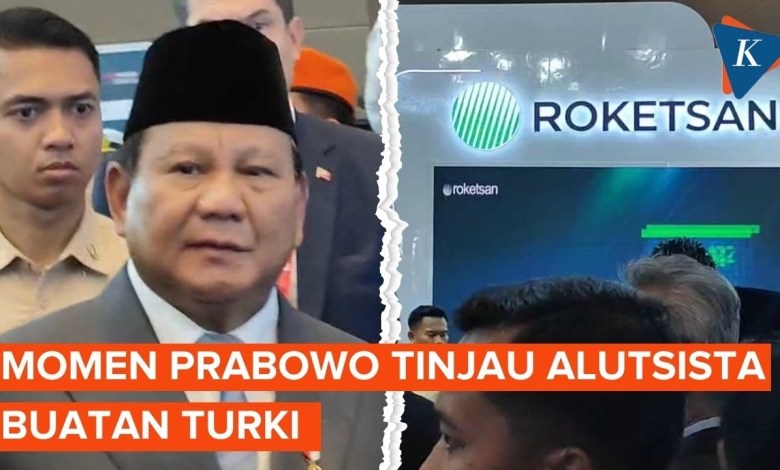 Momen Prabowo Tinjau Alutsista Buatan Turki Usai Resmikan Indo Defence Expo Momen Prabowo Tinjau Alutsista Buatan Turki Usai Resmikan Indo Defence Expo
