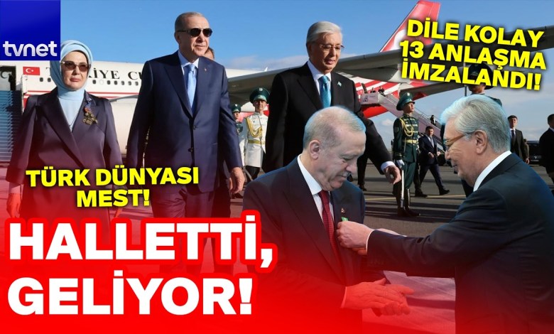 Türk dünyasına “HELAL OLSUN” dedirten anlaşma: ERDOĞAN KAZAKİSTAN’DA RÜZGAR ESTİRDİ! Türk dünyasına “HELAL OLSUN” dedirten anlaşma: ERDOĞAN KAZAKİSTAN’DA RÜZGAR ESTİRDİ!