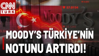 MOODY’S Türkiye’nin Kredi Notunu Yükseltti! “Enflasyon Baskısı Hafifledi” MOODY’S Türkiye’nin Kredi Notunu Yükseltti! “Enflasyon Baskısı Hafifledi”