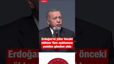 Erdoğan’ın yıllar önce nükleer başlıklı füze hakkında yaptığı açıklama yeniden gündem oldu #shorts Erdoğan’ın yıllar önce nükleer başlıklı füze hakkında yaptığı açıklama yeniden gündem oldu #shorts