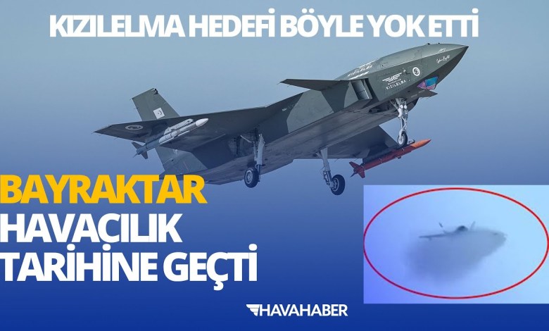 KIZILELMA bir kez daha tarih yazdı: Görüş ötesi havadan havaya füze ile hedefini vurdu. KIZILELMA bir kez daha tarih yazdı: Görüş ötesi havadan havaya füze ile hedefini vurdu.