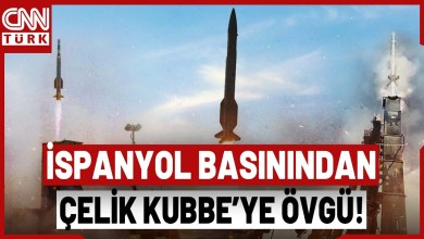 Türkiye’nin Çelik Kubbesi İspanyol Basınında Gündem! “Savunmada Yeni Bir Çağ” Türkiye’nin Çelik Kubbesi İspanyol Basınında Gündem! “Savunmada Yeni Bir Çağ”