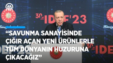 Cumhurbaşkanı Erdoğan: Savunma sanayisinde çığır açan yeni ürünlerle tüm dünyanın huzuruna çıkacağız Cumhurbaşkanı Erdoğan: Savunma sanayisinde çığır açan yeni ürünlerle tüm dünyanın huzuruna çıkacağız
